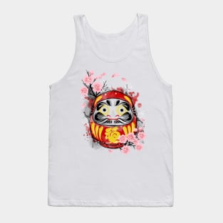 Sakura Daruma Tank Top